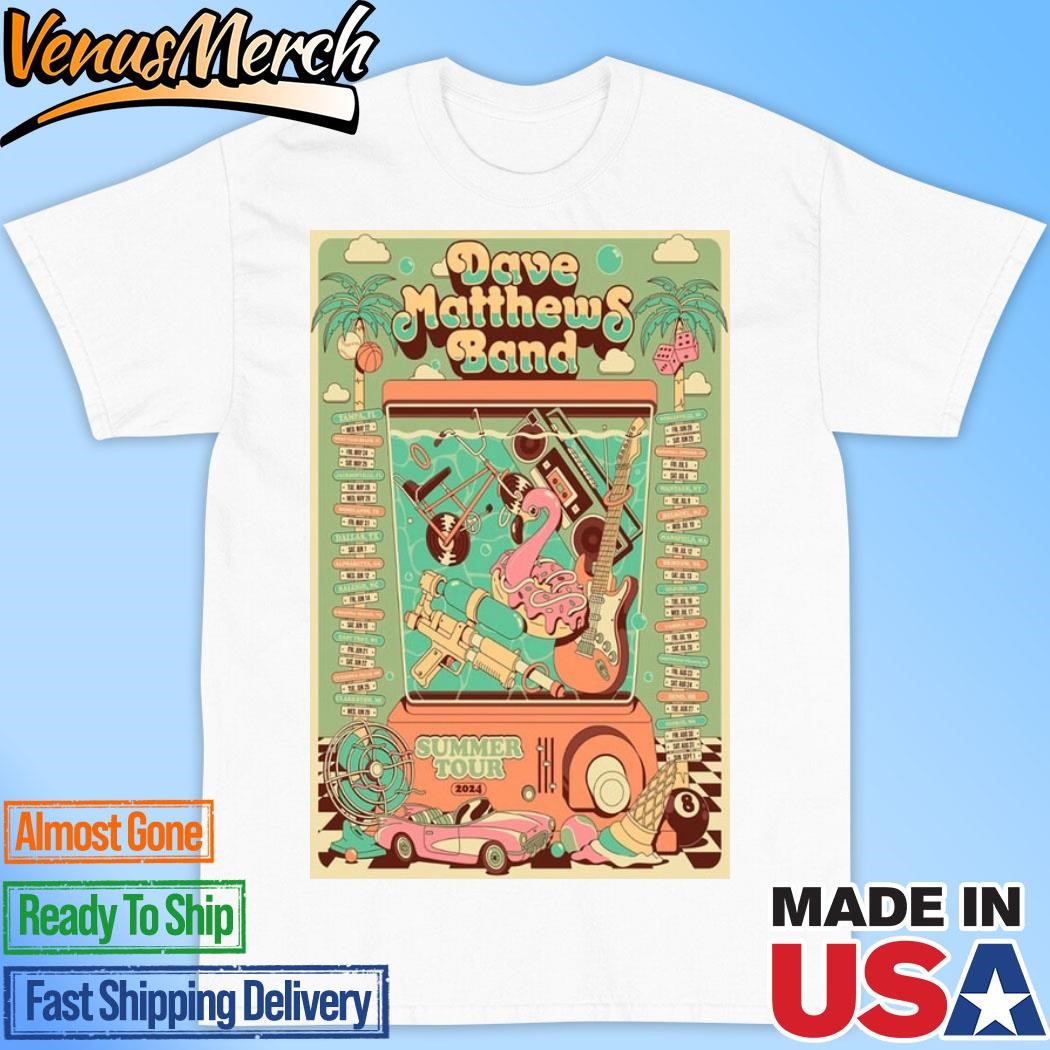 Official Dave Matthews Band Summer Tour Poster Shirt