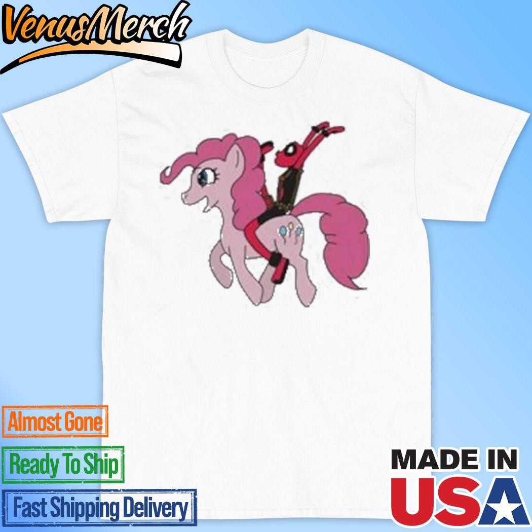 Official Deadpool Riding A My Little Pony T-Shirt