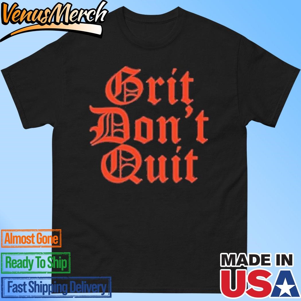 Official Detroit Baseball Grit Don’t Quit Shirt