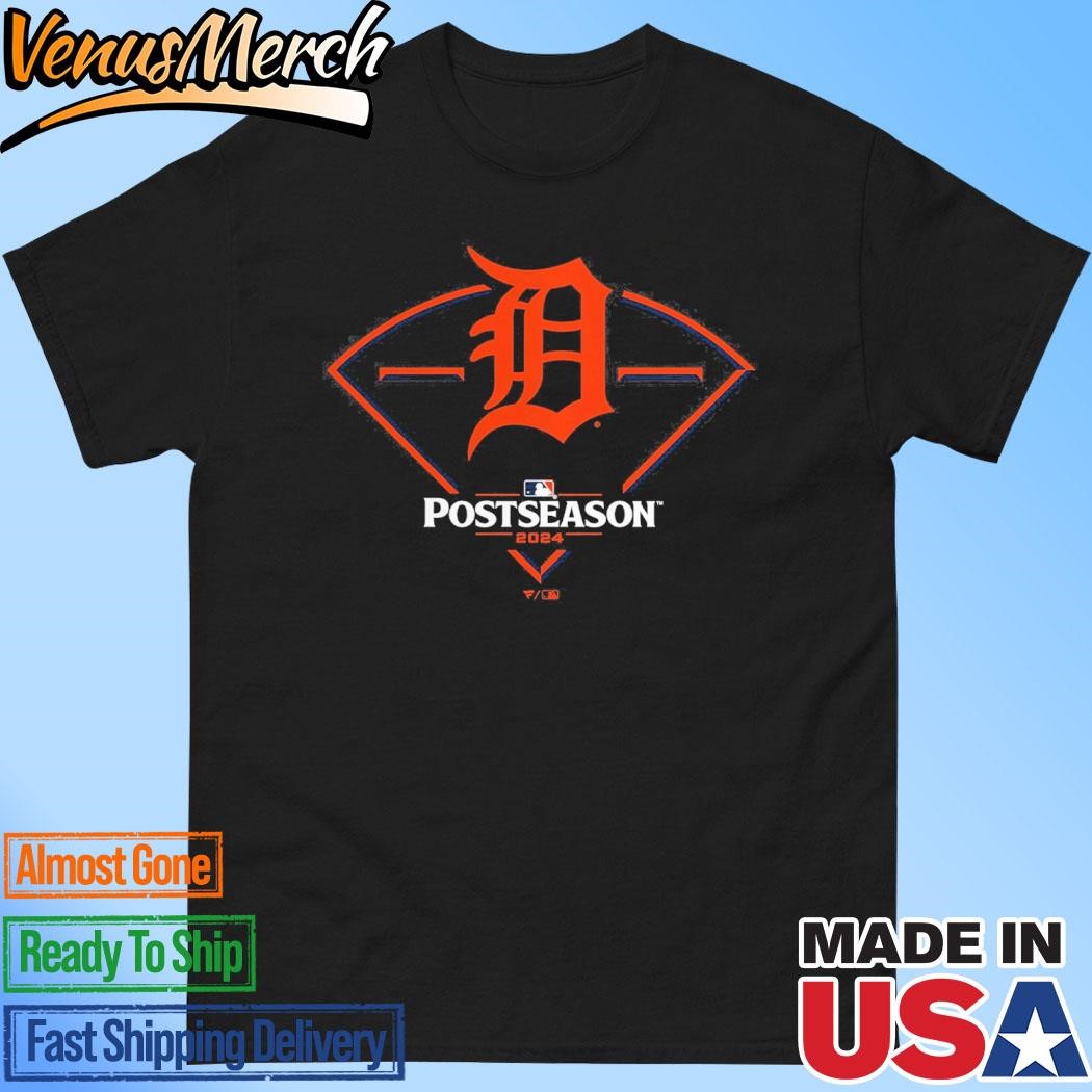 Official Detroit Tigers 2024 MLB Postseason Around The Horn T-Shirt