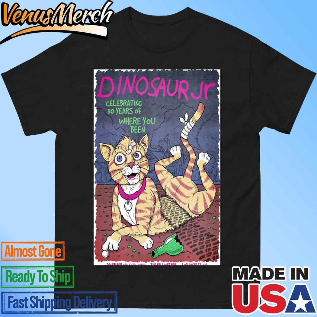 Official Dinosaur JR. December 5-6 2024 Los Angeles CA Poster Shirt