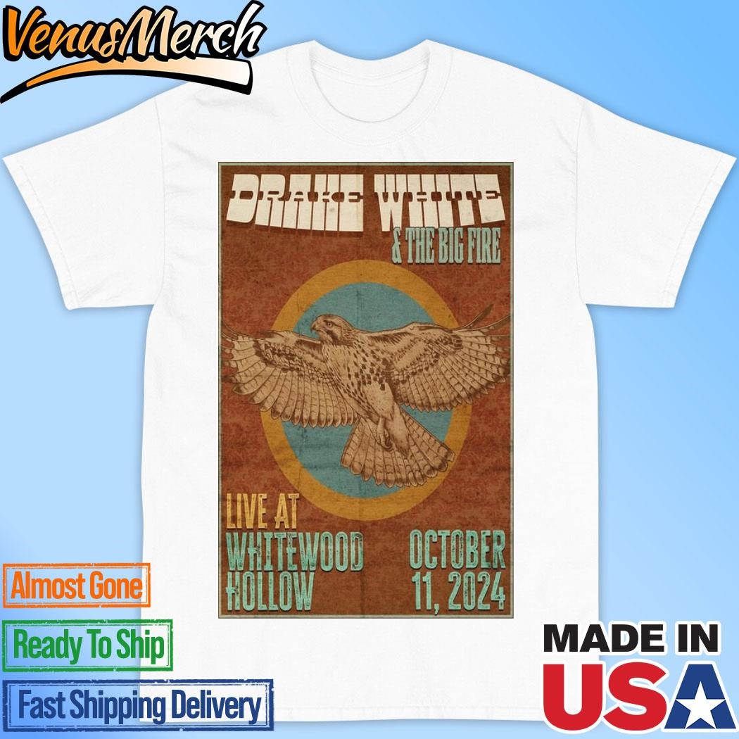 Official Drake White Live At Whitewood Hollow October 11 2024 Poster Shirt