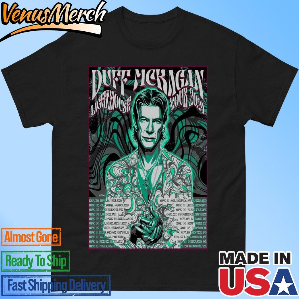 Official Duff McKagan Lighthouse Tour 2024 Poster Shirt