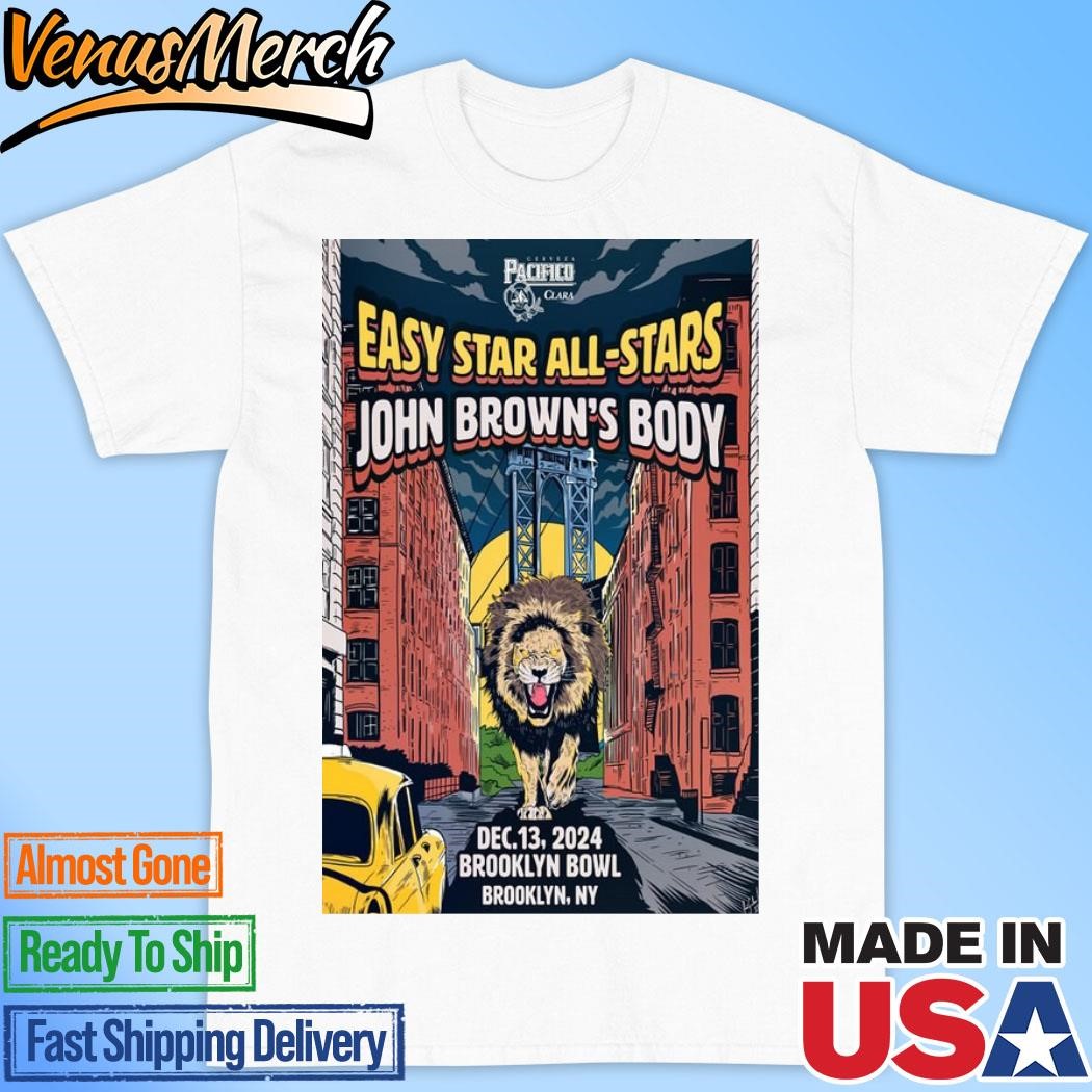 Official Easy Star All-Stars Dec 13 2024 Brooklyn Bowl, Brooklyn NY Limited Poster Shirt