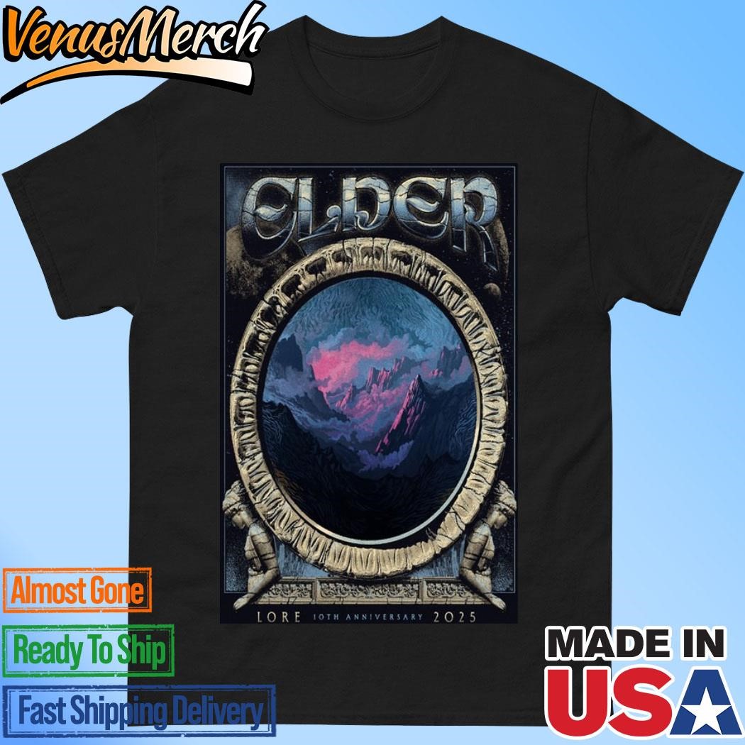 Official Elder Show Lore Ioth Anniversary Tour 2025 Poster Shirt