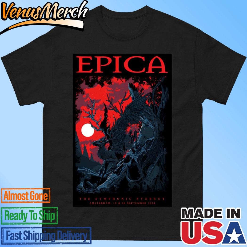 Official Epica The Symphonic Synergy Amsterdam 19 & 20 September 2024 Poster Shirt