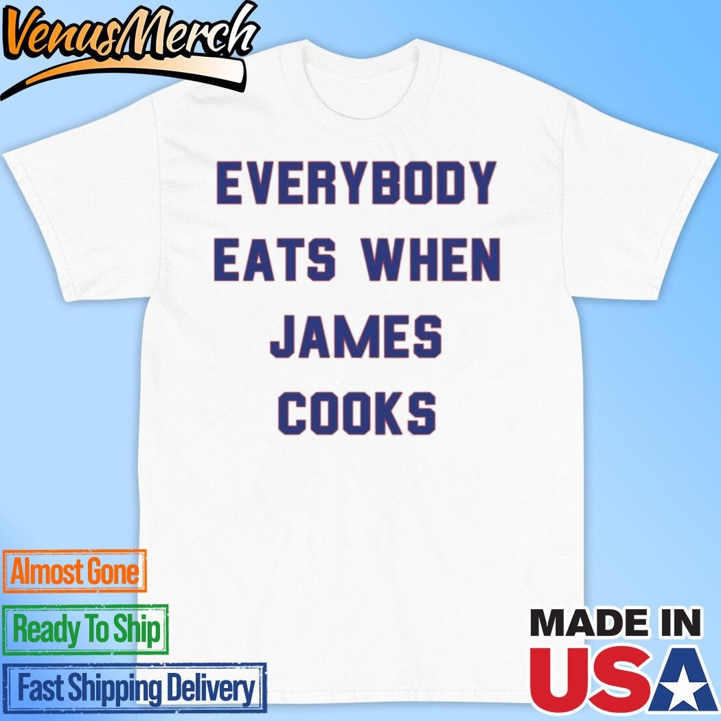 Official Everybody Eats When James Cooks Shirt