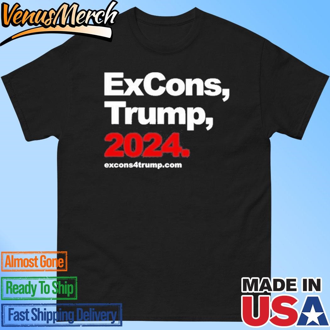 Official Excons Trump 2024 Ex-Cons For Trump Shirt