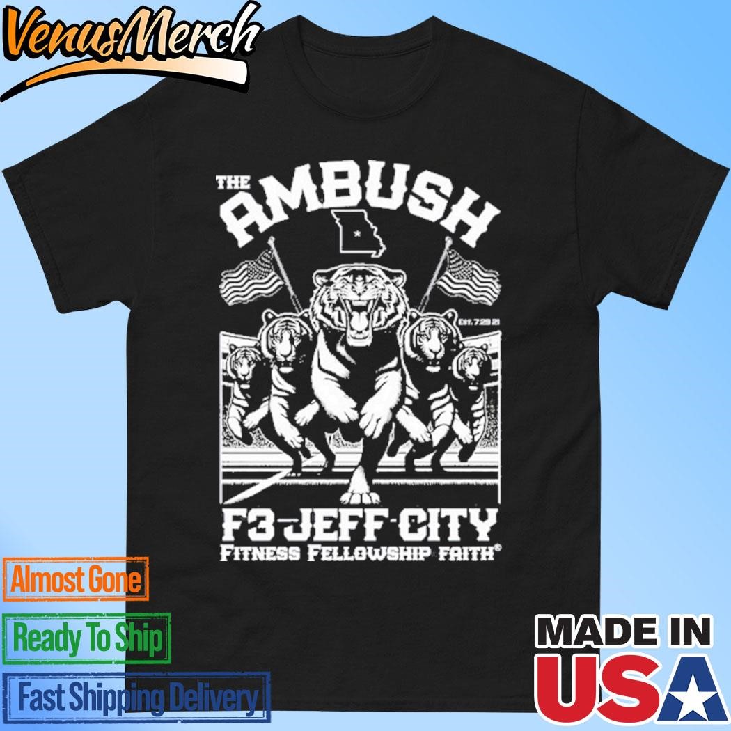 Official F3 Jeff City The Ambush T-Shirt