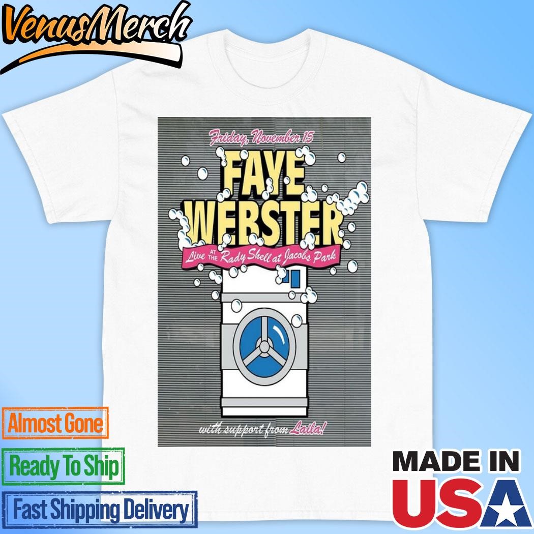 Official Faye Webster Live At The Rady Shell At Jacobs Park November 15 Poster Shirt