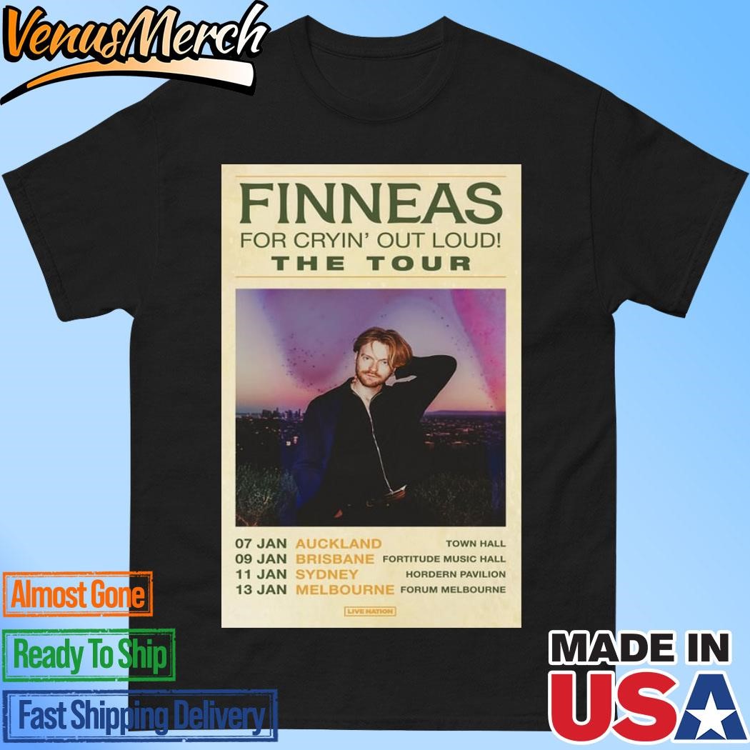 Official Finneas For Cryin’ Out Loud The Tour Poster Shirt