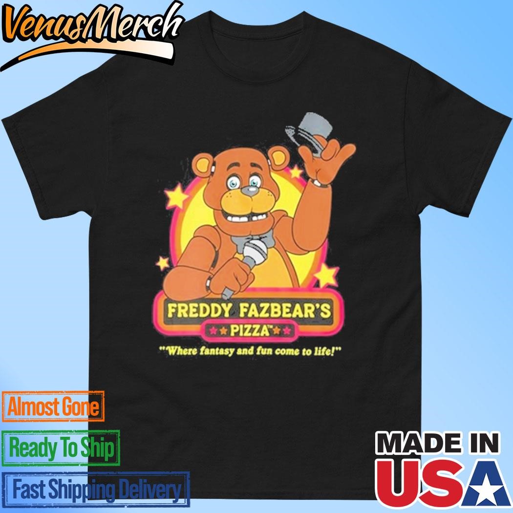 Official Five Nights At Freddy's Freddy Fazbear's Pizza Shirt