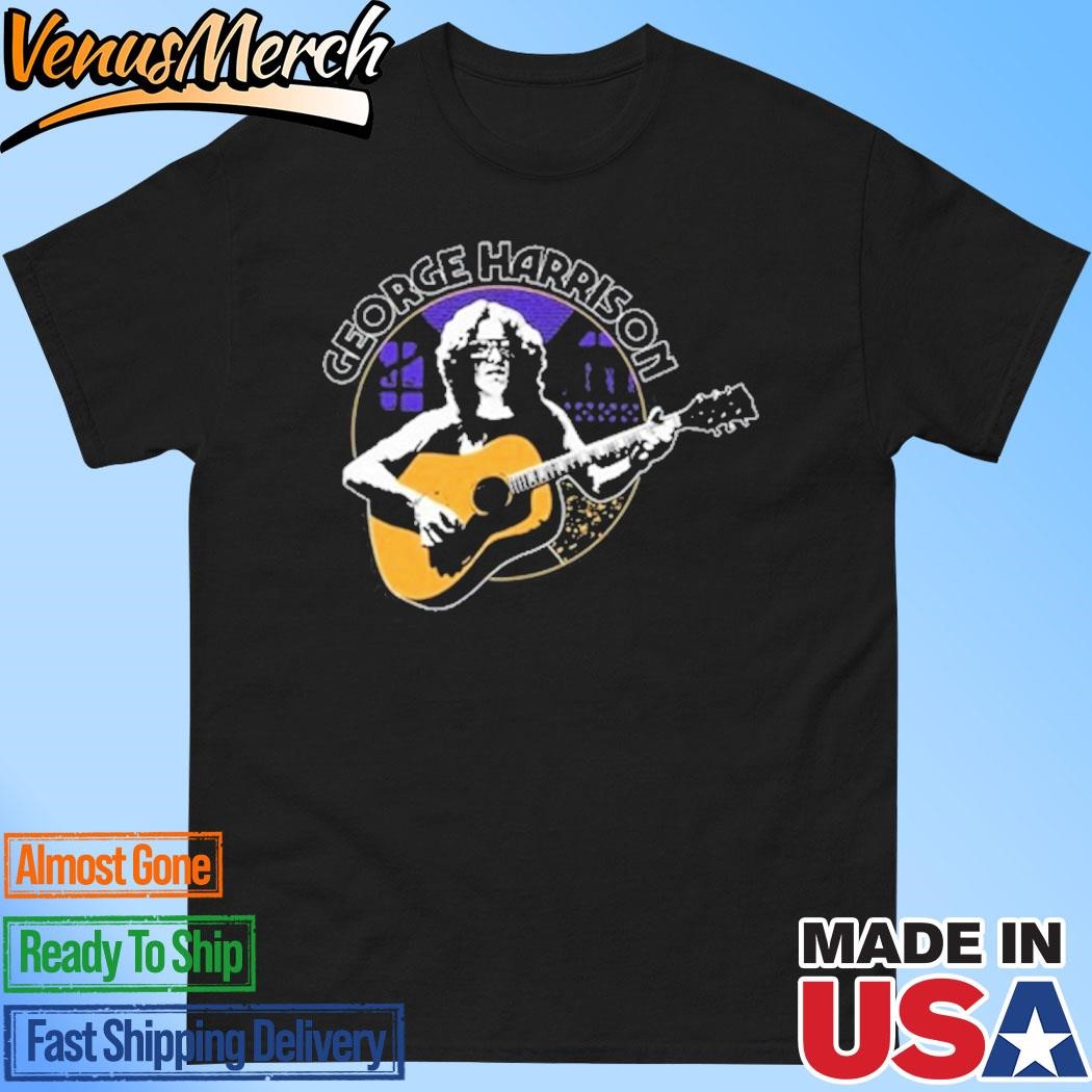 Official George Harrison Living In The Material World Guitar Concert Shirt