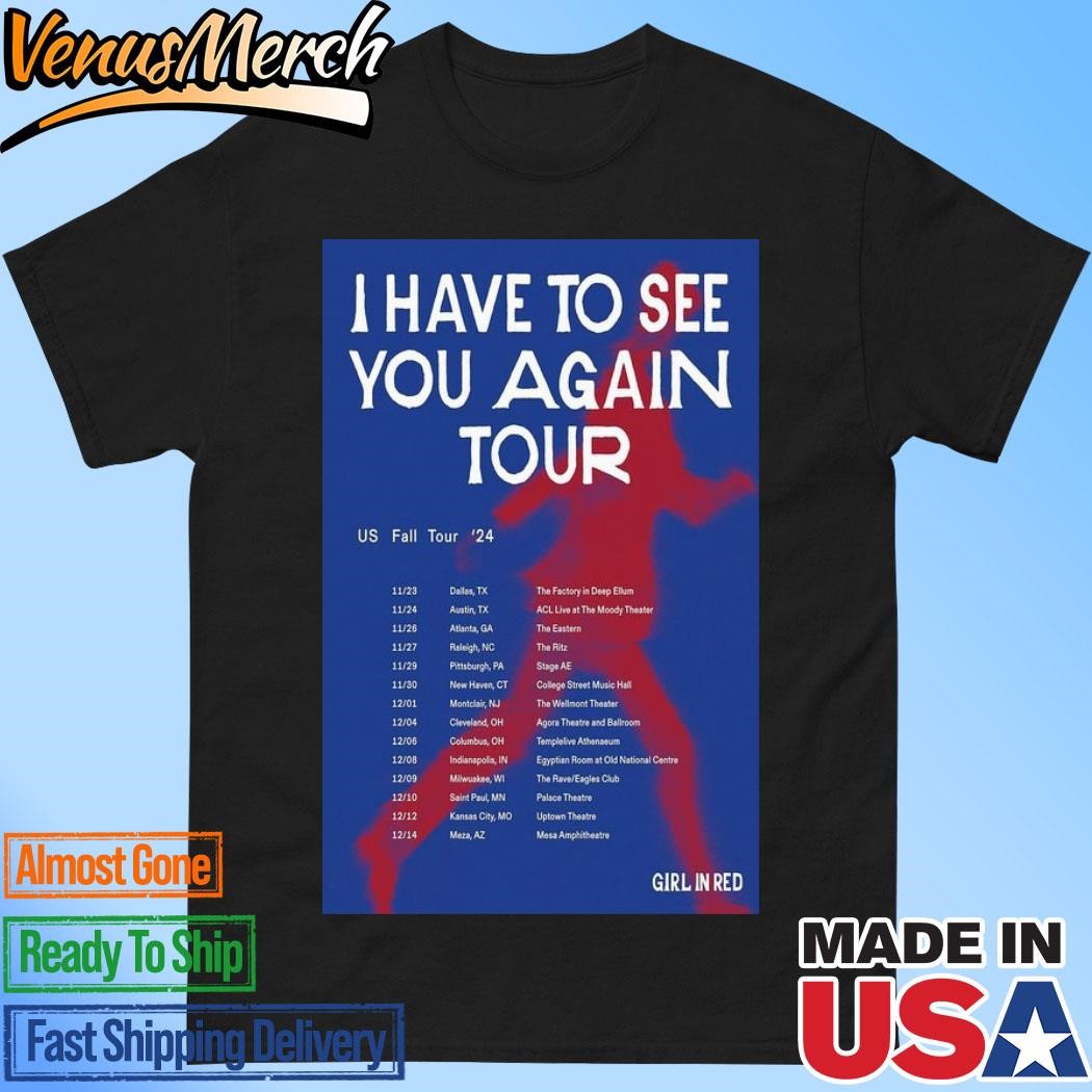 Official Girl In Red US Fall Tour 2024 Poster Shirt