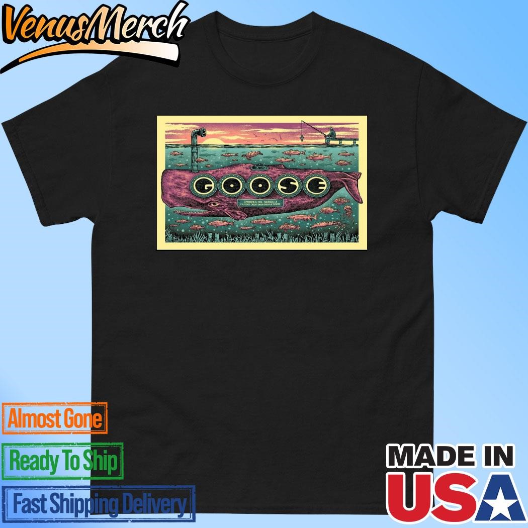 Official Goose At Cal Coast Credit Union Amphitheater In San Diego, CA On September 26 2024 Poster Shirt