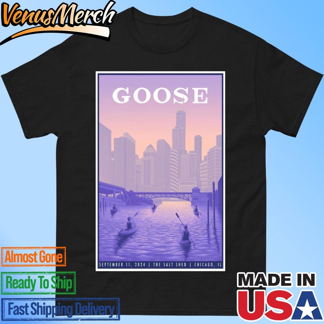 Official Goose At The Salt Shed In Chicago, IL On September 11 2024 Poster Shirt