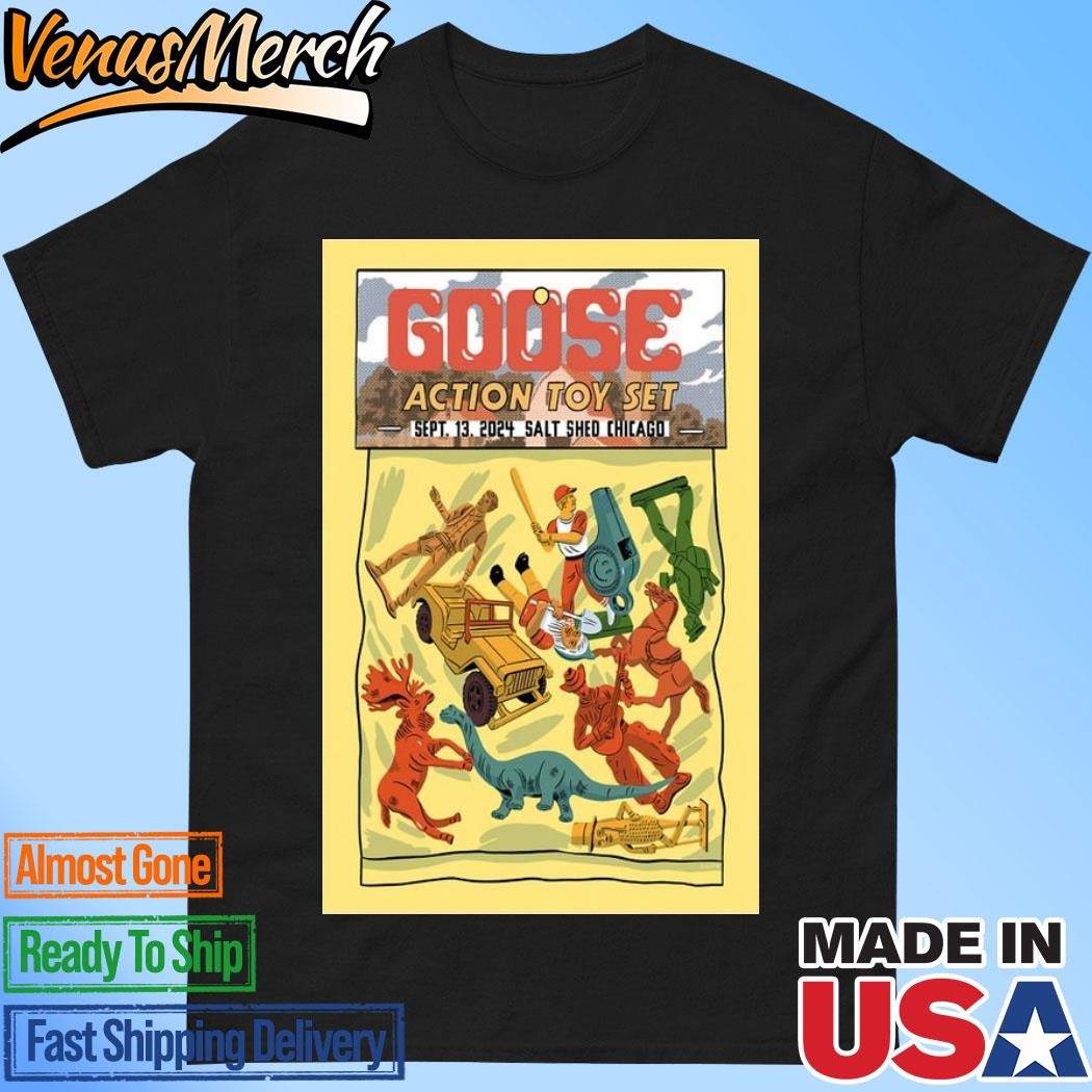 Official Goose At The Salt Shed On September 13, 2024 Show Poster Shirt