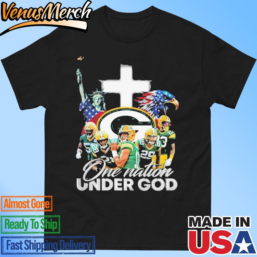 Official Green Bay Packers One Nation Under God Unisex T-Shirt