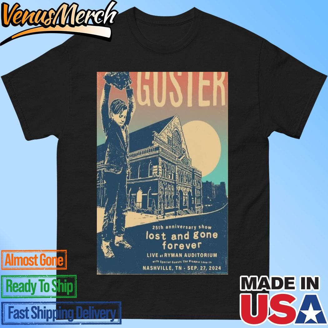 Official Guster Ryman Auditorium, Nashville, TN Sep 27, 2024 Poster Shirt