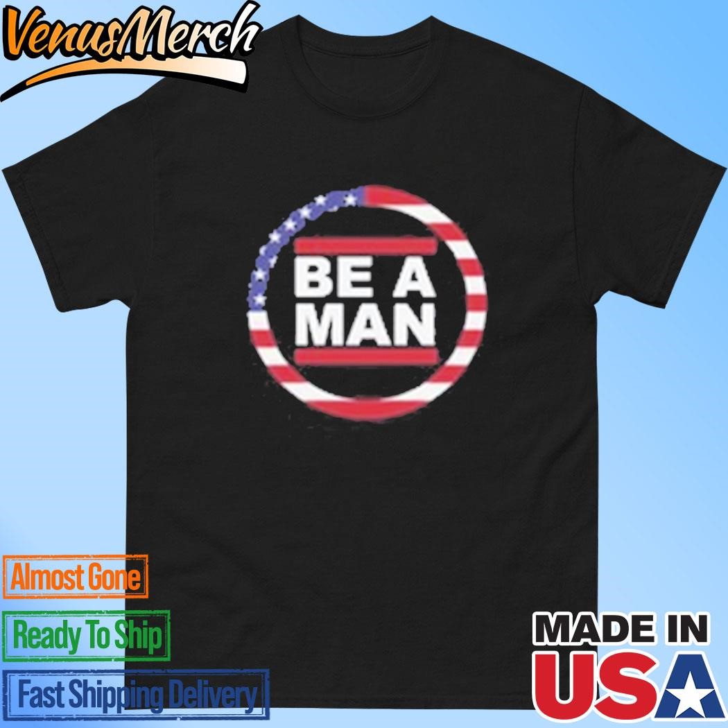 Official Harmon Wearing Boston Be A Man Patriotic Bam Shirt