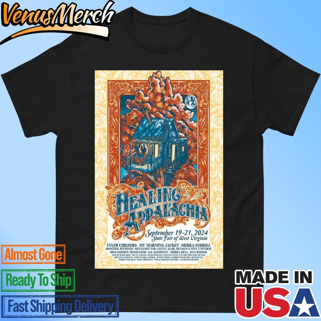 Official Healing Appalachia September 19-21 2024 State Fair Of West Virginia Poster Shirt