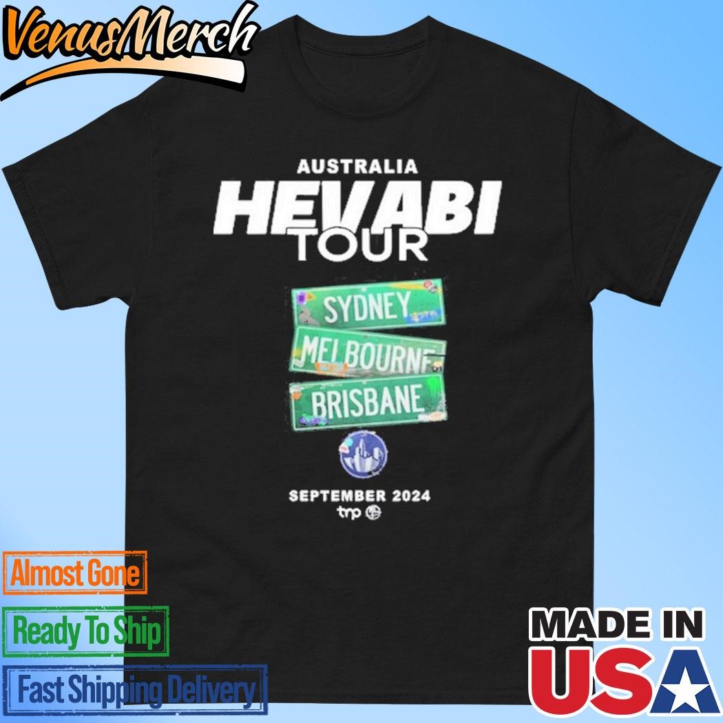 Official Hev Abi September 2024 Australia Tour Shirt