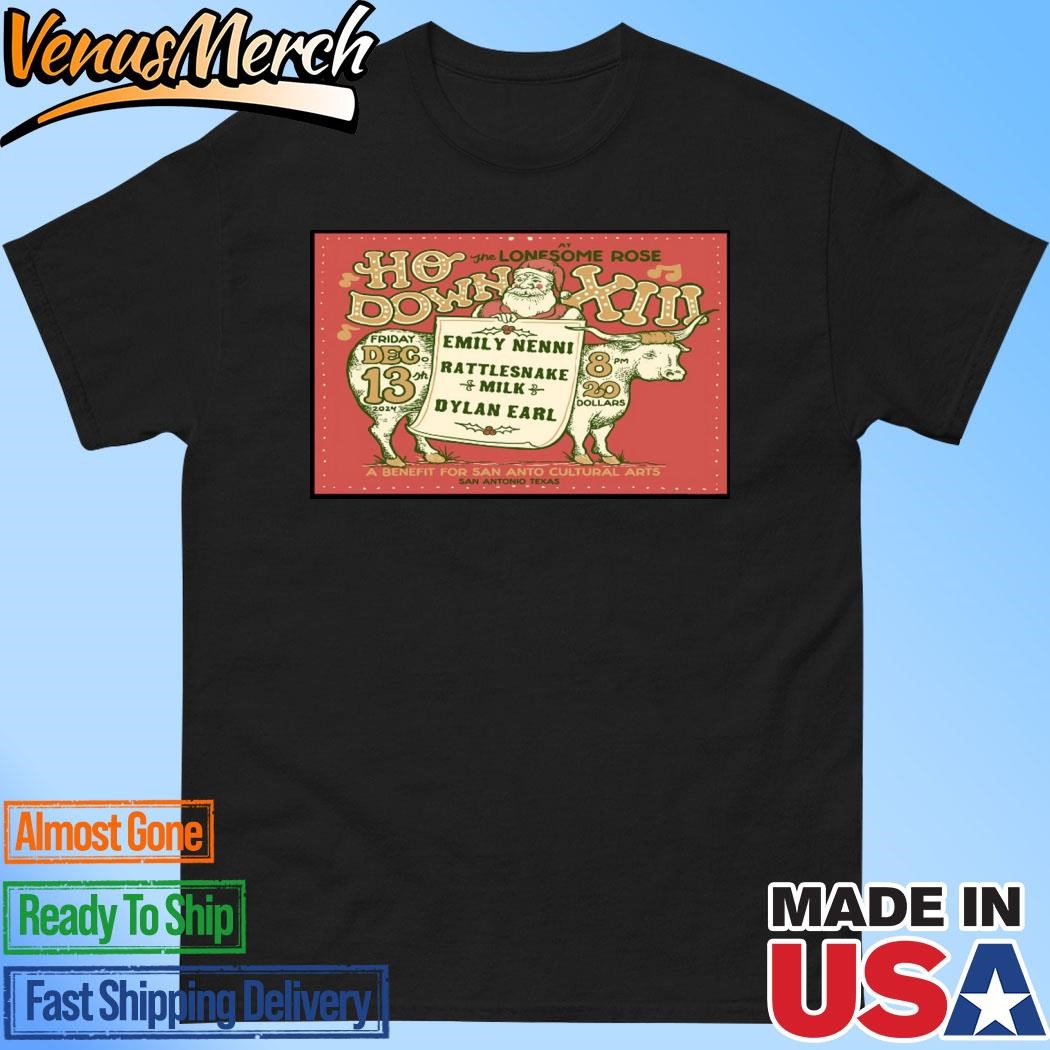 Official Ho Down XIII San Antonio, Texas Dec 13, 2024 Tour Poster Shirt