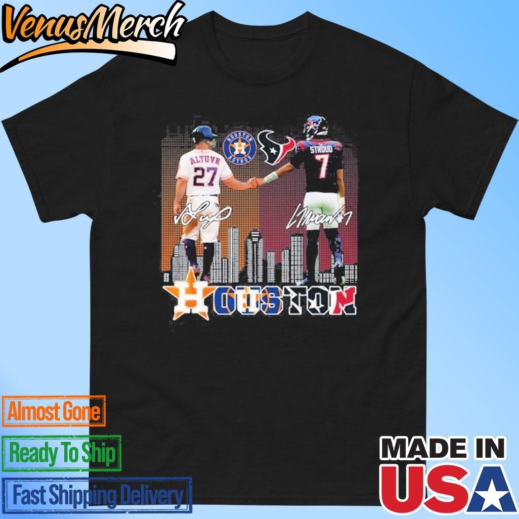 Official Houston Astros x Houston Texans Signature Unisex T-Shirt