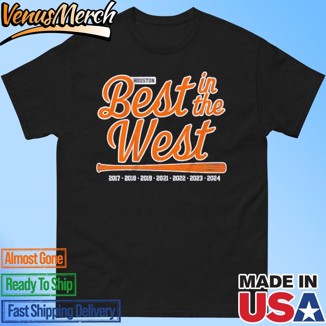 Official Houston Baseballa Best in the West Shirt