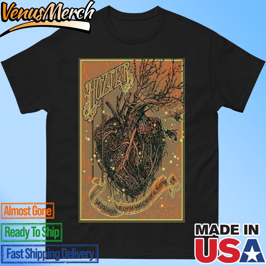 Official Hozier In The Woodlands, TX On September 25 2024 Tour Poster Shirt