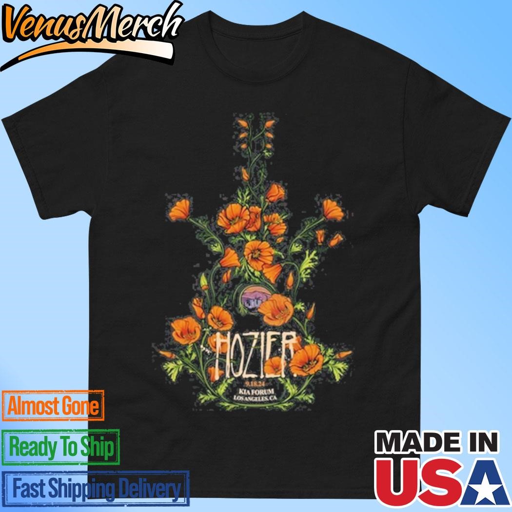 Official Hozier Los Angeles September 18 2024 Show Shirt