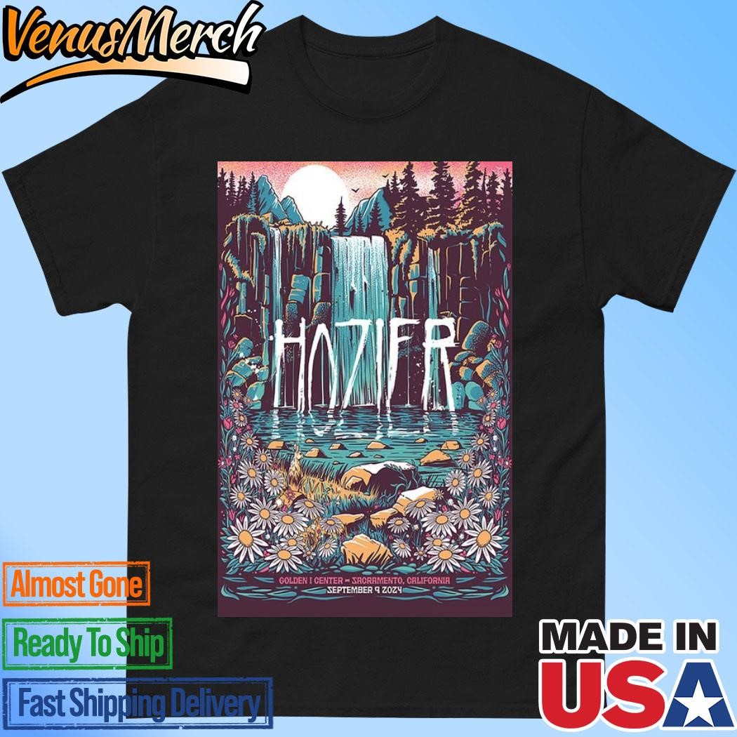 Official Hozier Sacramento, CA September 9 2024 Show Poster Shirt