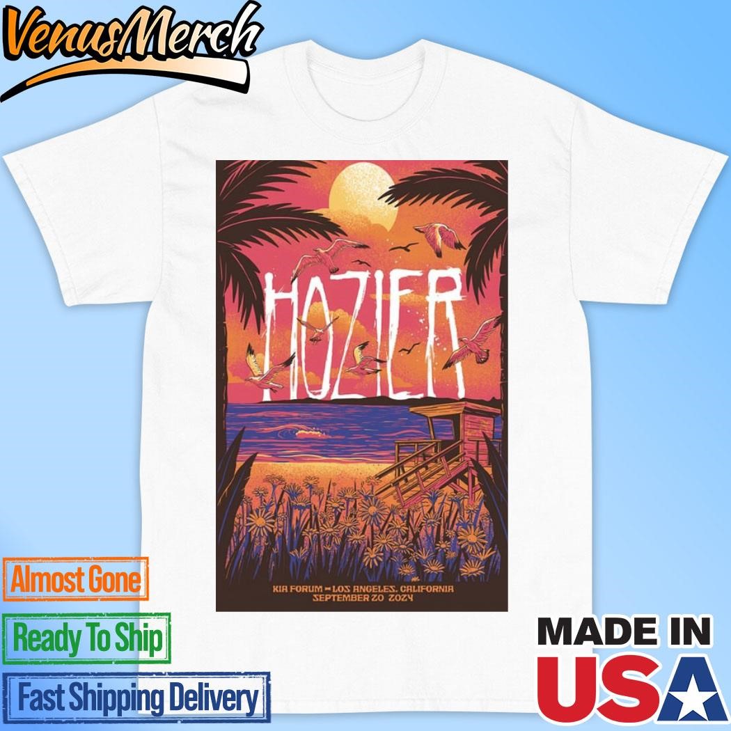 Official Hozier September 20 2024 Live At Kia Forum, Los Angeles CA Poster Shirt