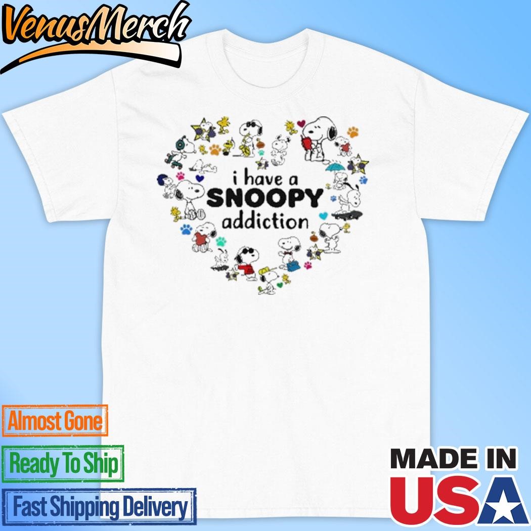 Official I Have A Snoopy Addiction Shirt