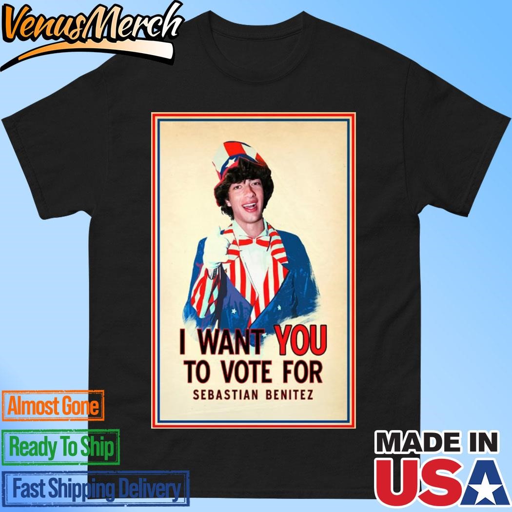 Official I Want You To Vote For Sebastian Benitez Poster Shirt