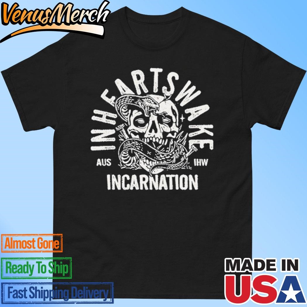 Official In Hearts Wake Snake Skull Shirt