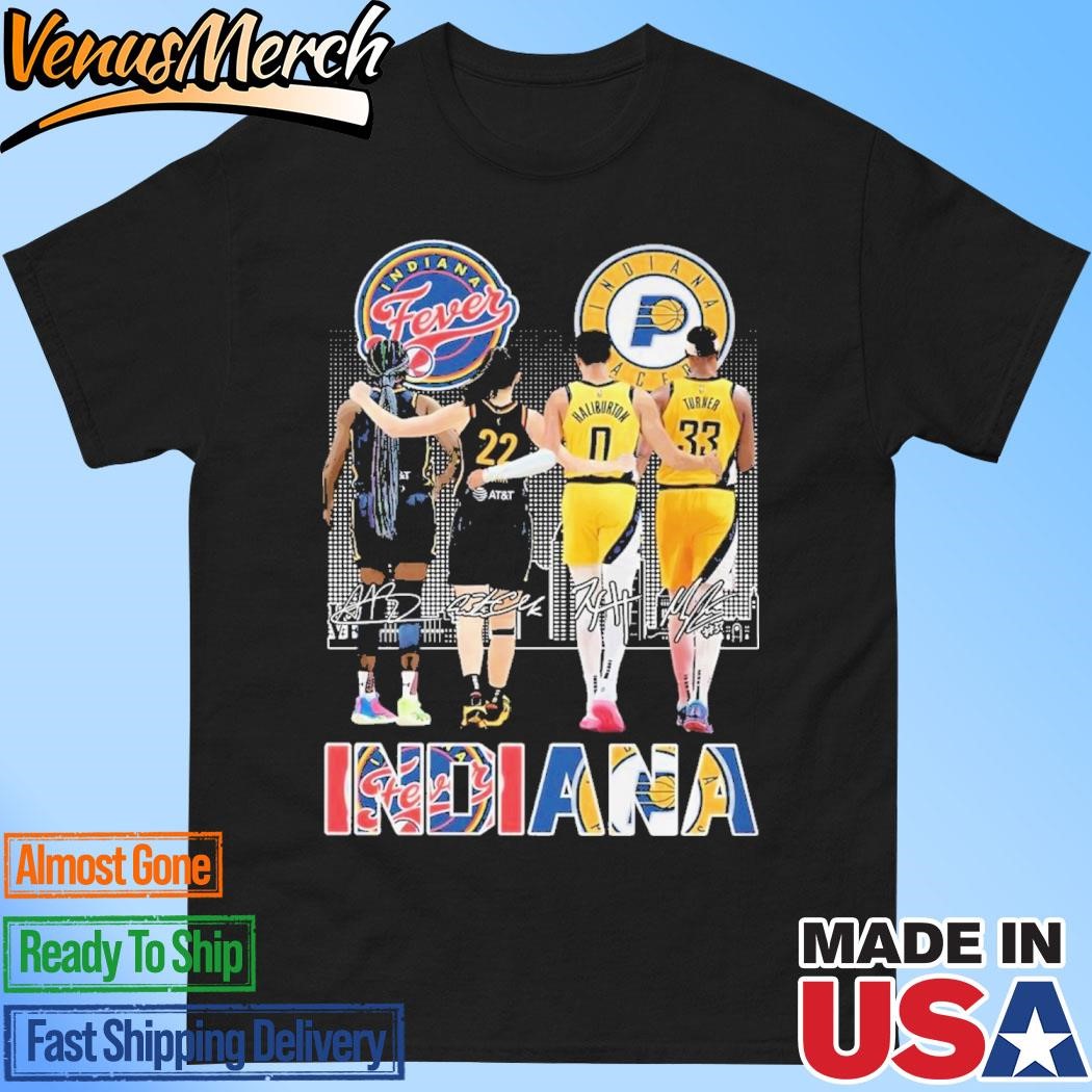 Official Indiana Fever Indiana Pacers Deadly Duo 2024 Proud T-Shirt