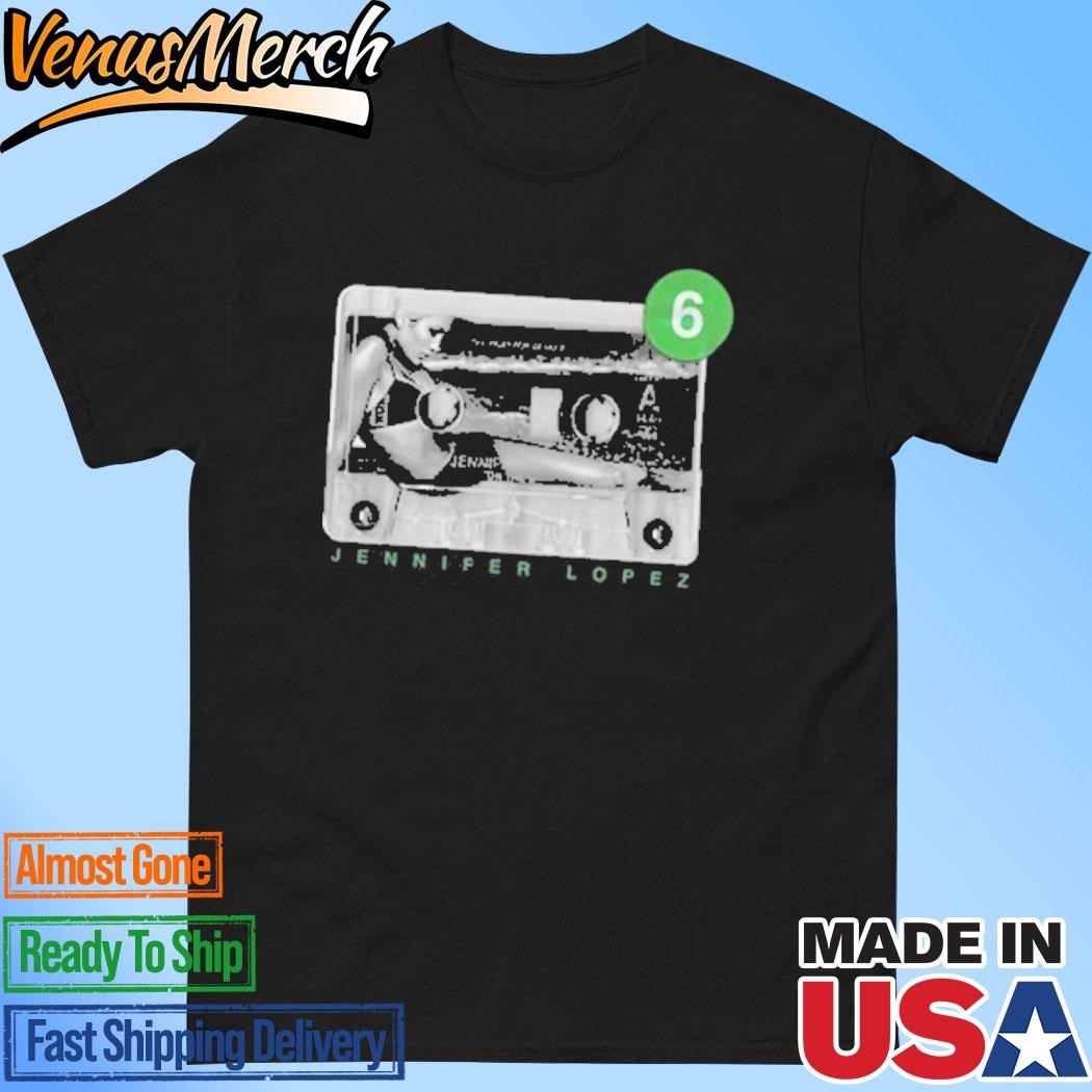 Official Jennifer Lopez On The 6 Vintage Cassette Shirt