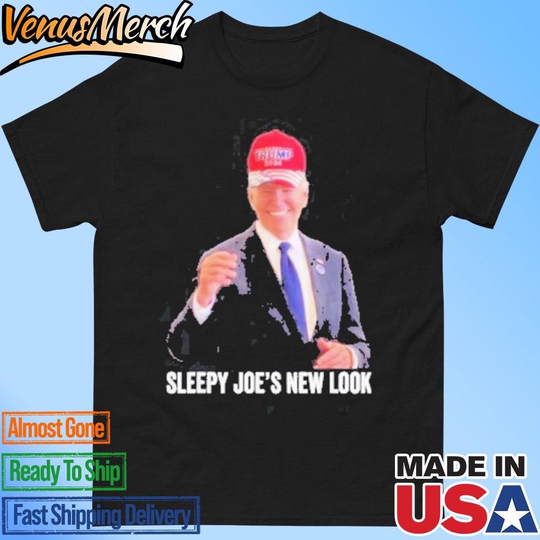 Official Joe Biden Wears A Donald Trump 2024 Hat Sleepy Joes New Look Unisex T-Shirt