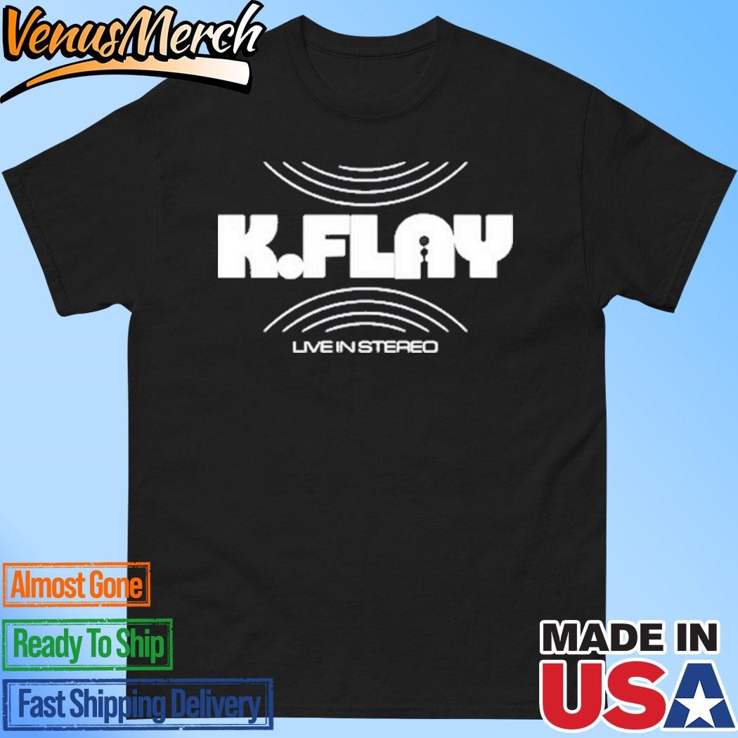 Official K Flay Live In Stereo Ear Shirt