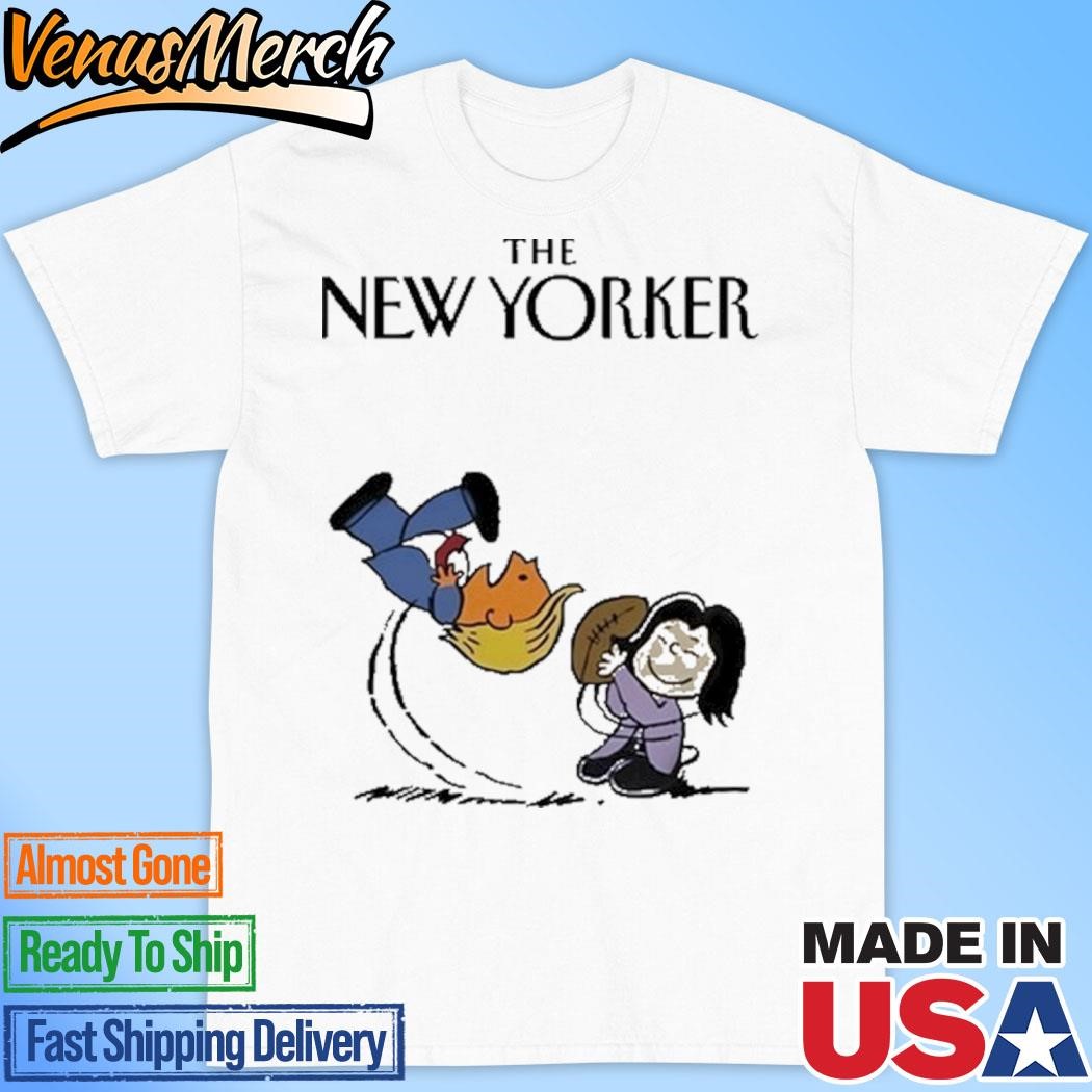 Official Kamala Harris And Donald Trump Peanuts The New Yorker Shirt