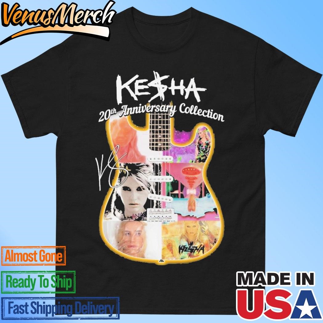 Official Kesha 20th Anniversary Collection Signature T-Shirt