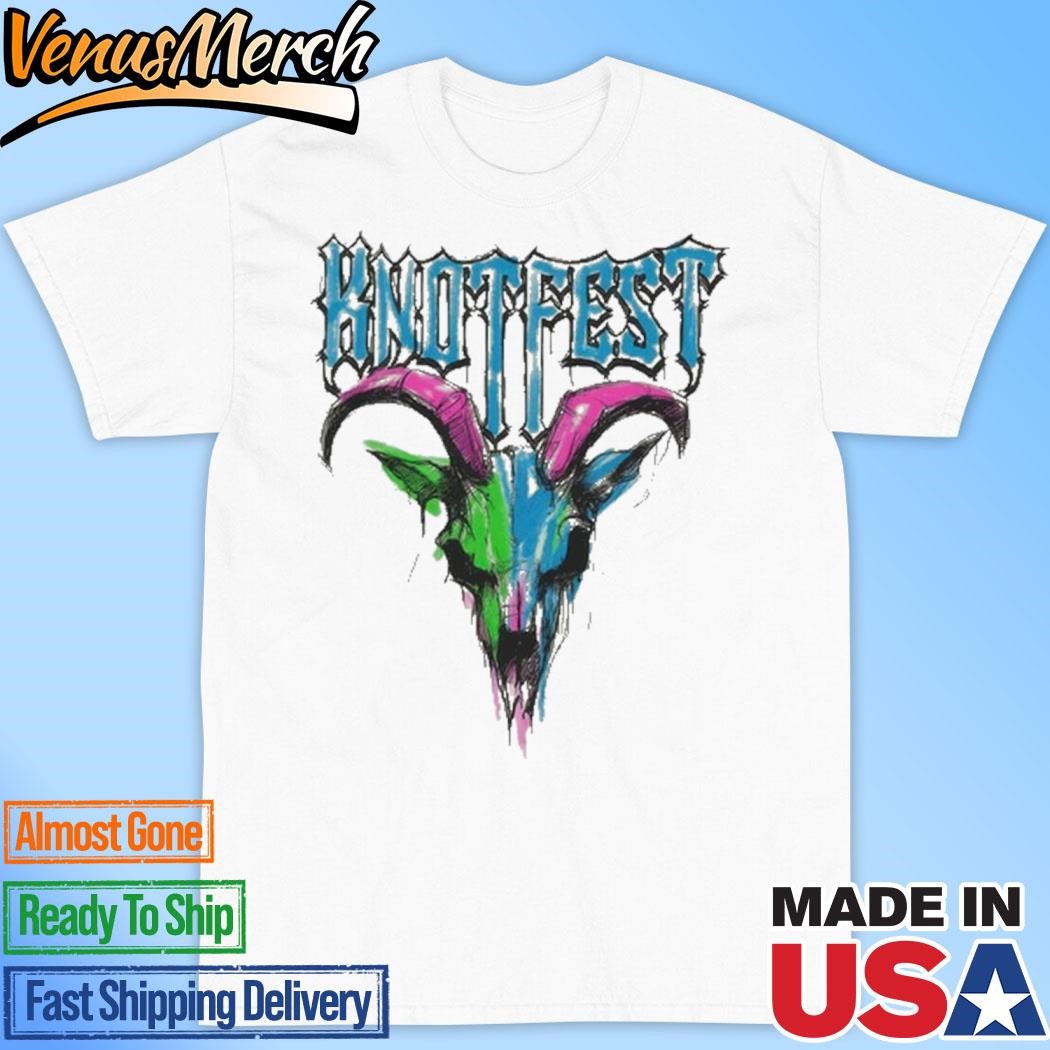 Official Knotfest Pencil Sketch Goat Shirt