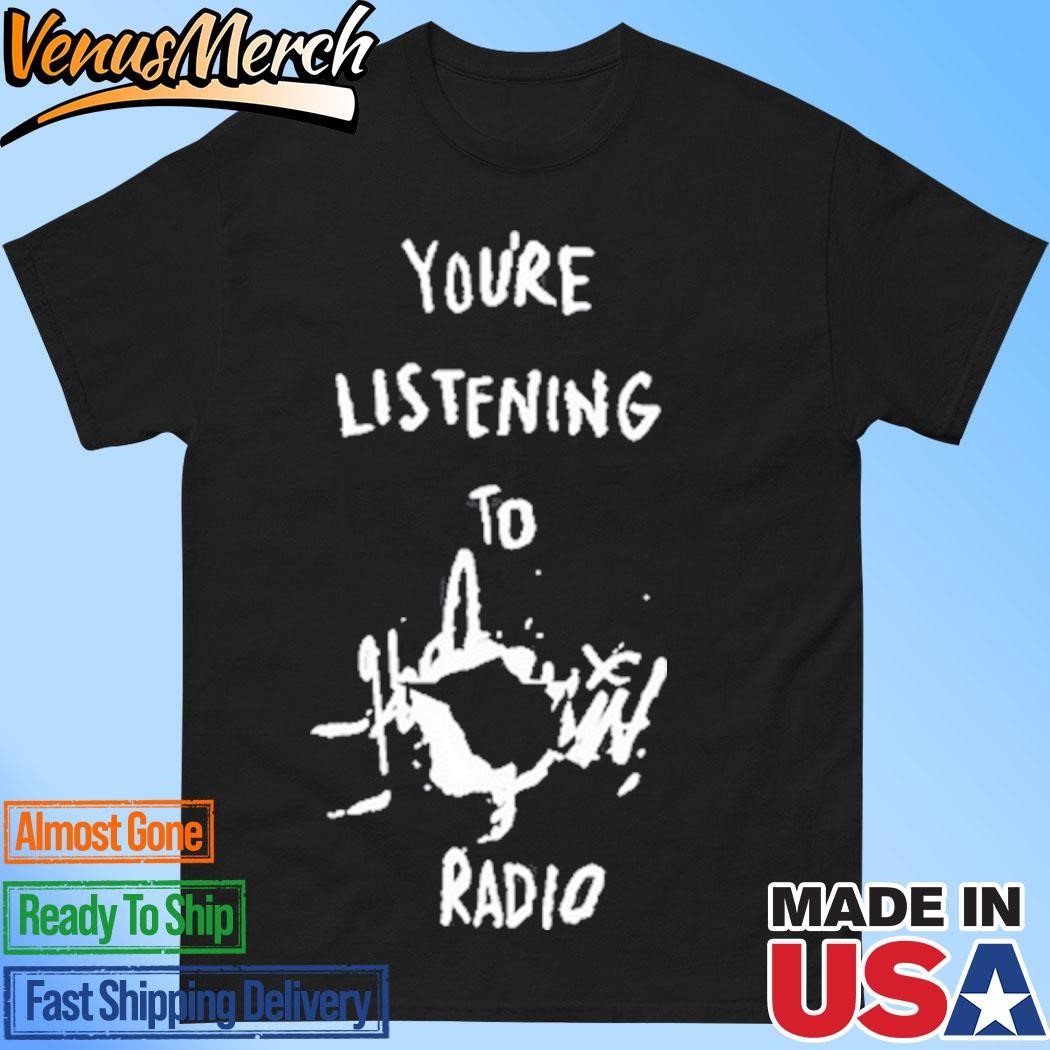 Official Lady Gaga wearing You’re Listening To Harlequin Radio Shirt