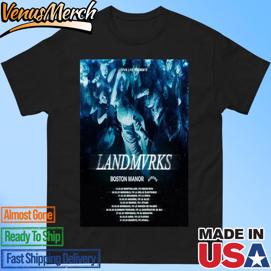 Official Landmvrks France Tour 2025 Poster Shirt