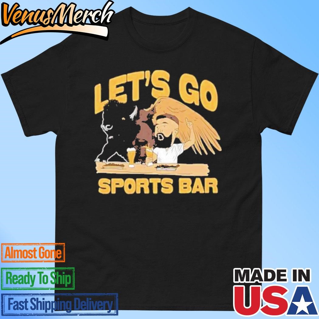 Official Let’s Go Sports Bar Buffalo Eagles Football T-Shirt