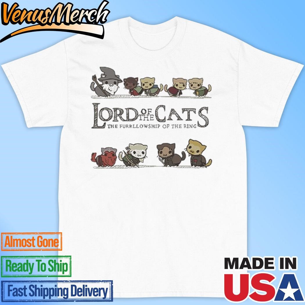 Official Lord Of The Cats The Furrlowship Of The Ring Shirt