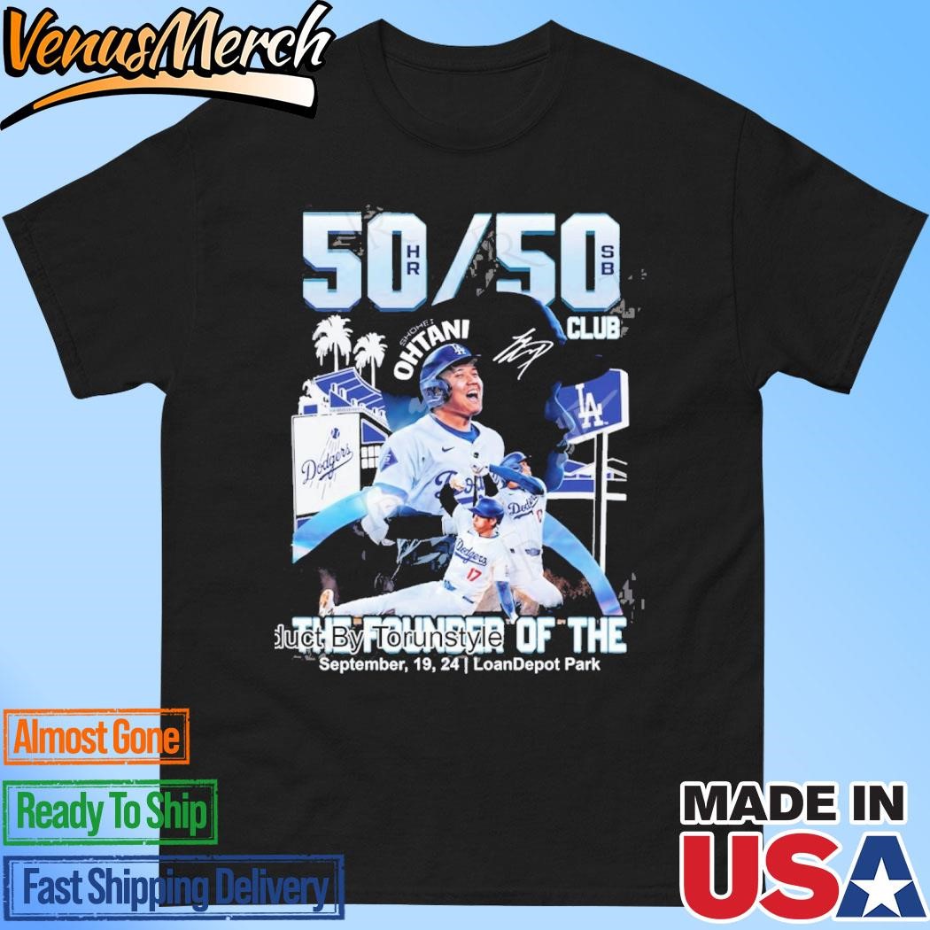 Official Los Angeles Dodgers Shohei Ohtani 50-50 Season The Founder Of The September , 19, 24 LoanDepot Park T-Shirt