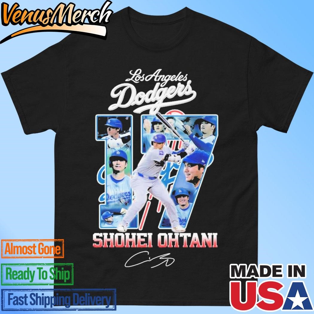 Official Los Angeles Dodgers Shohei Ohtani Number 17 Best Player In 2024 T-Shirt