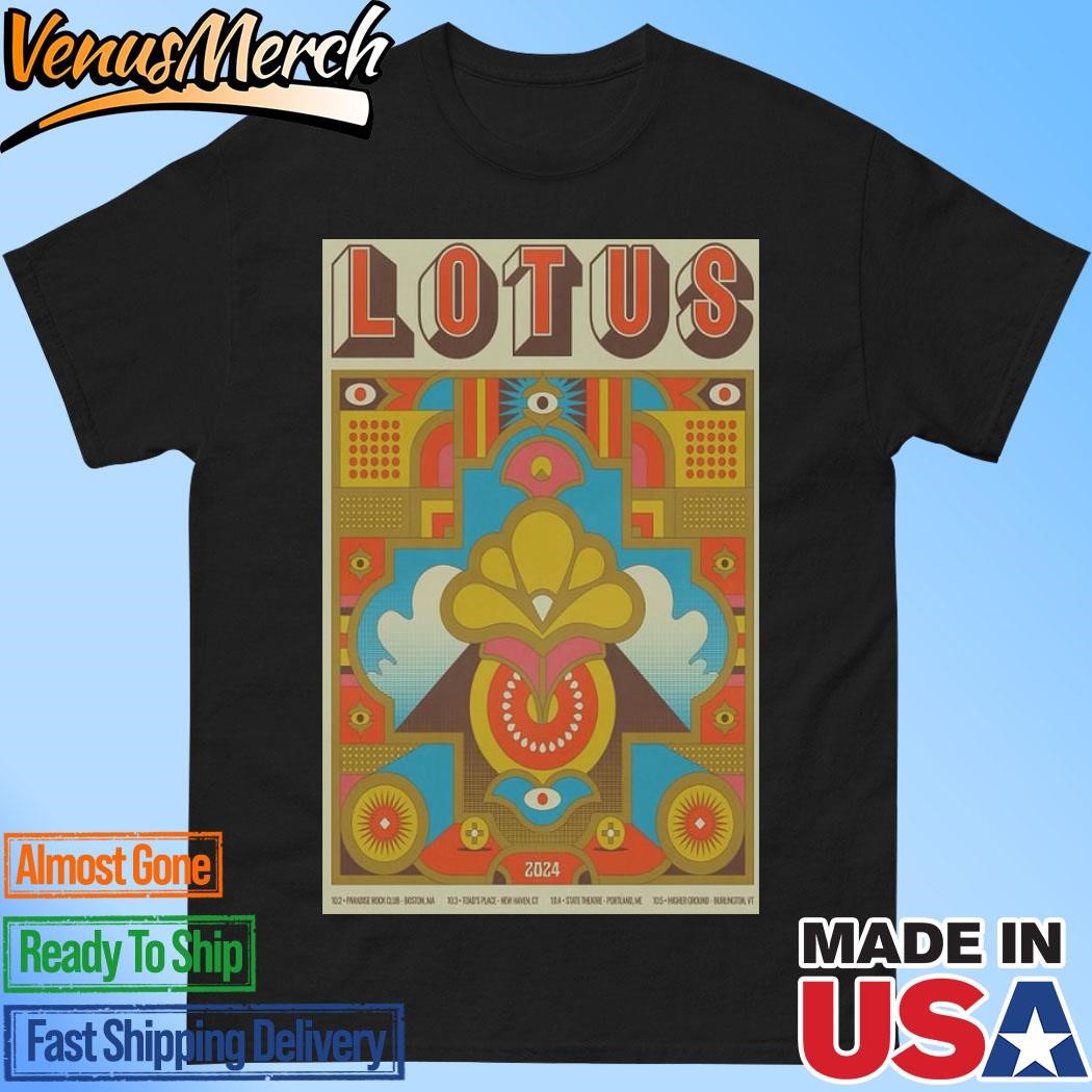 Official Lotus Fall 2024 Tour Concert Poster Shirt